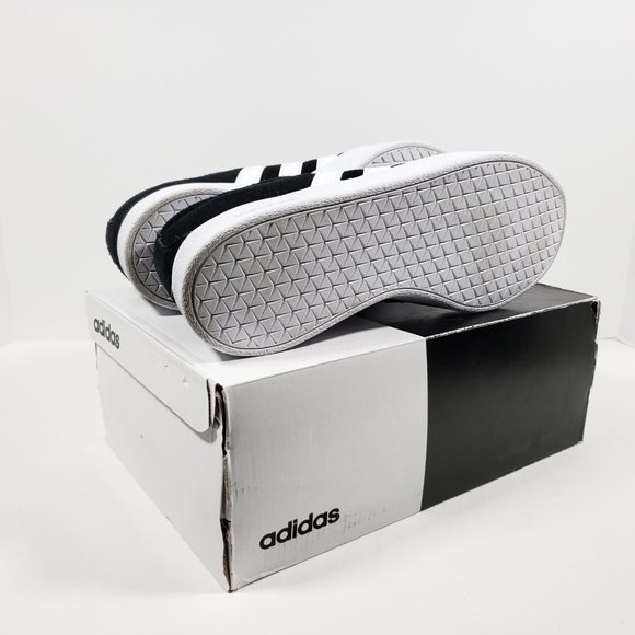 Adidas Women's VL Court 2.0 - Black/White 8M - Picture 3 of 5
